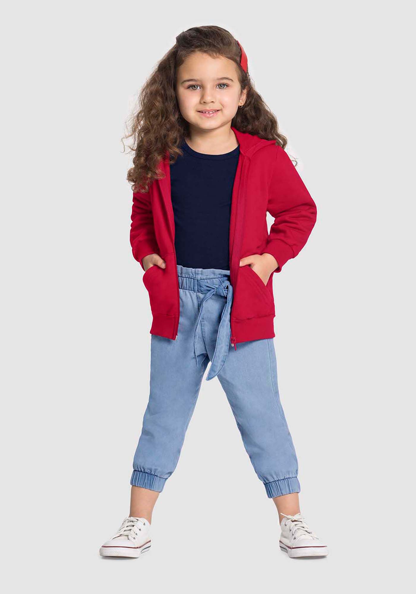 Calça clochard jeans infantil cheap