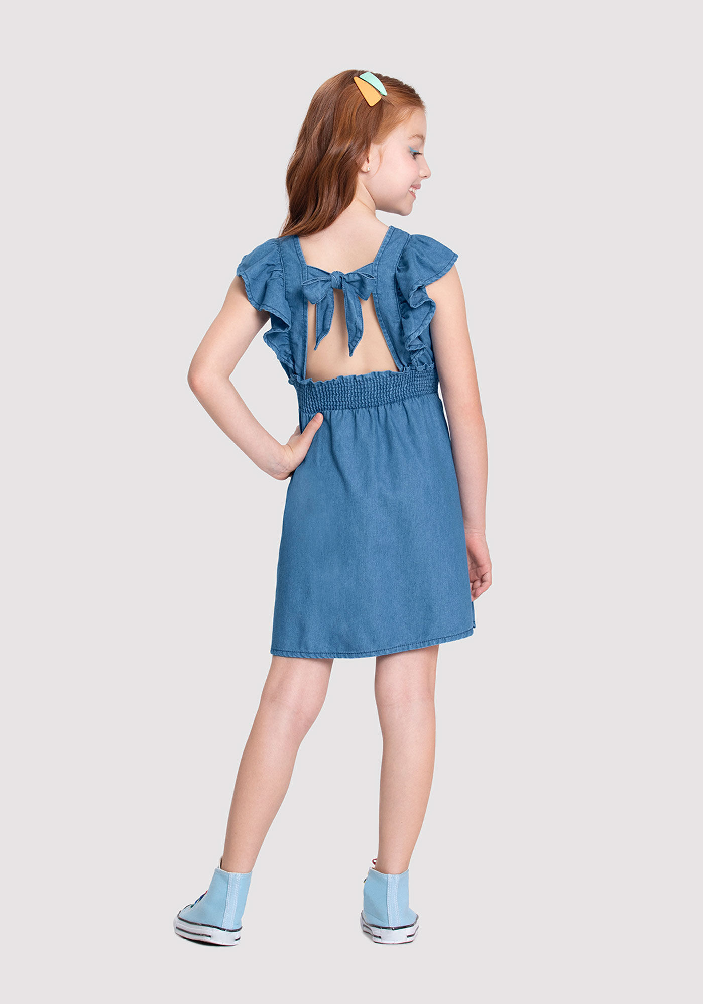 Vestidos jeans shop infantil 2017