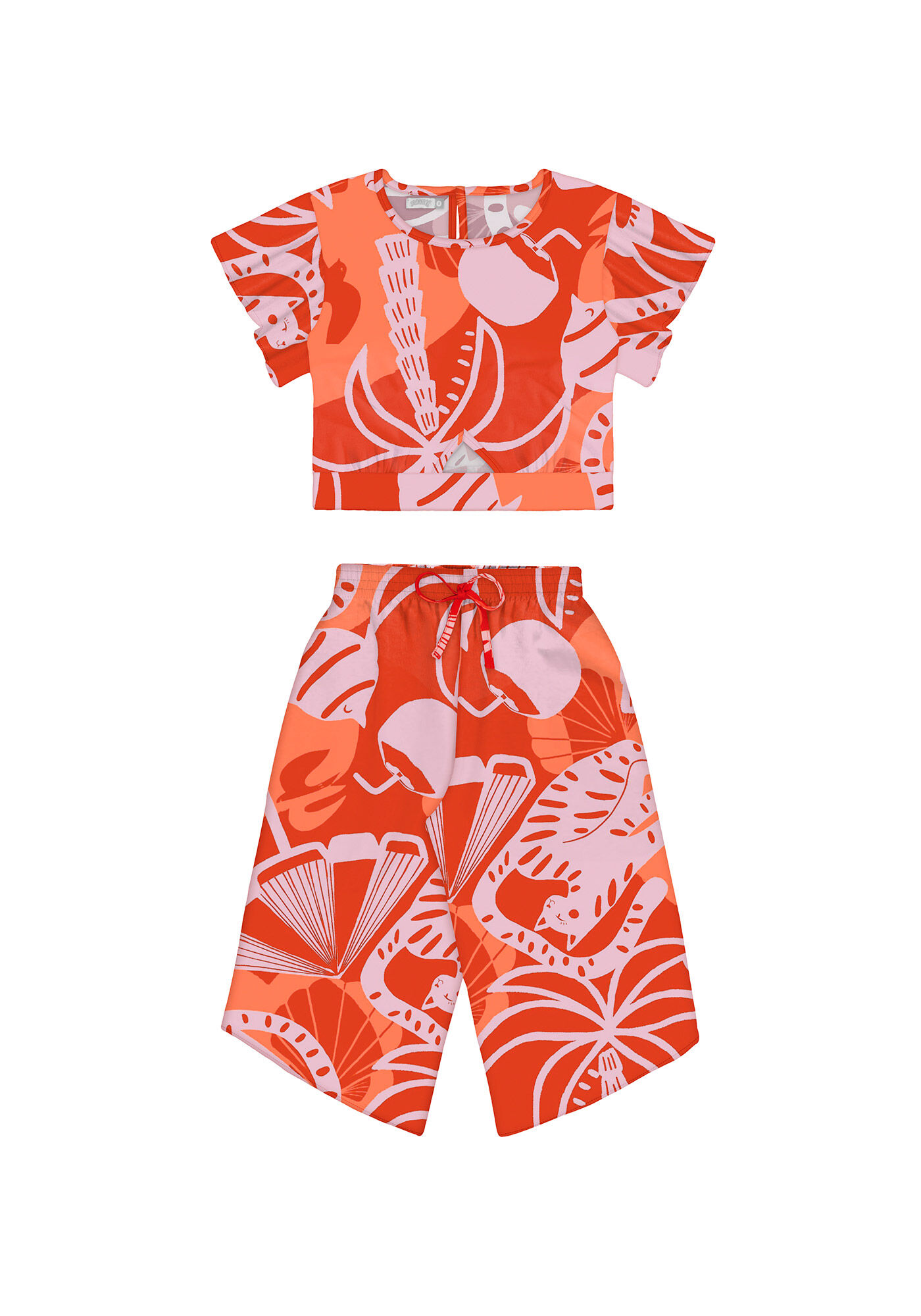 Short pantacourt estampado online
