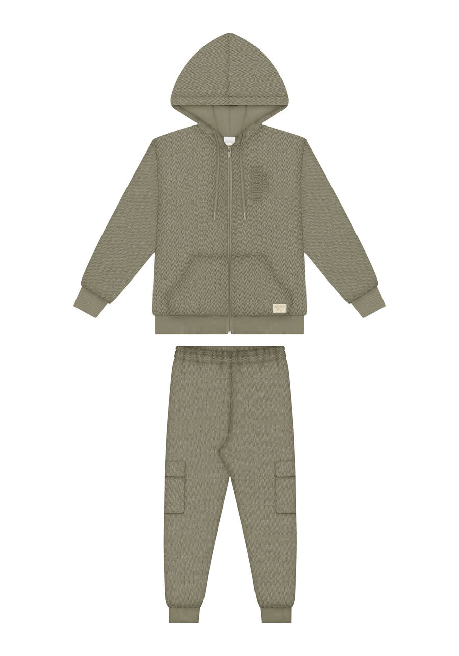 conjunto infantil em moletom, SAN BLAS VERDE. conjunto infantil em moletom, SAN BLAS VERDE, large.