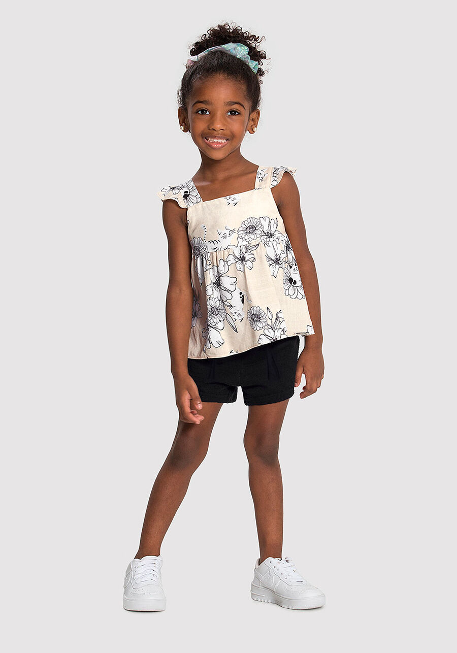 Estampa floral infantil sales