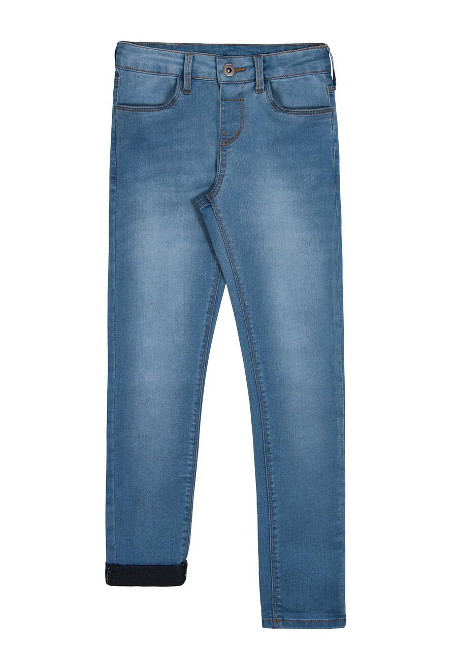 Calça Jeans com Elastano, JEANS, large.