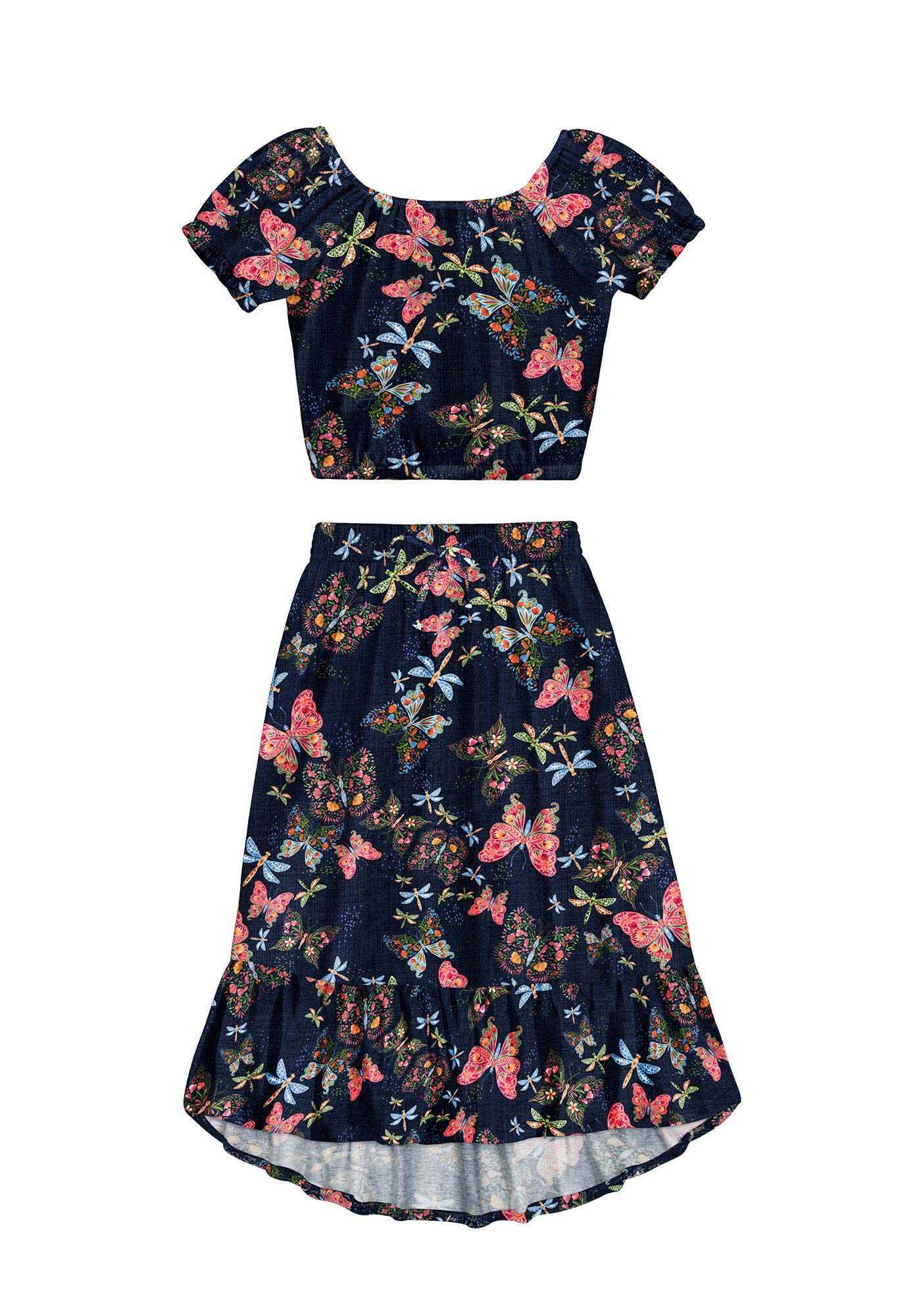 Blusa e saia on sale