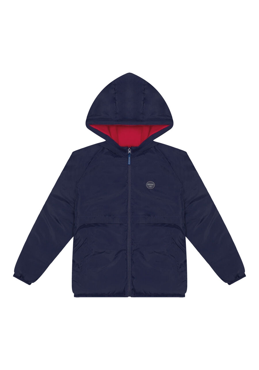 Jaqueta Infantil Menino Dupla Face Com Capuz E Zíper, . Jaqueta Infantil Menino Dupla Face Com Capuz E Zíper, , large.