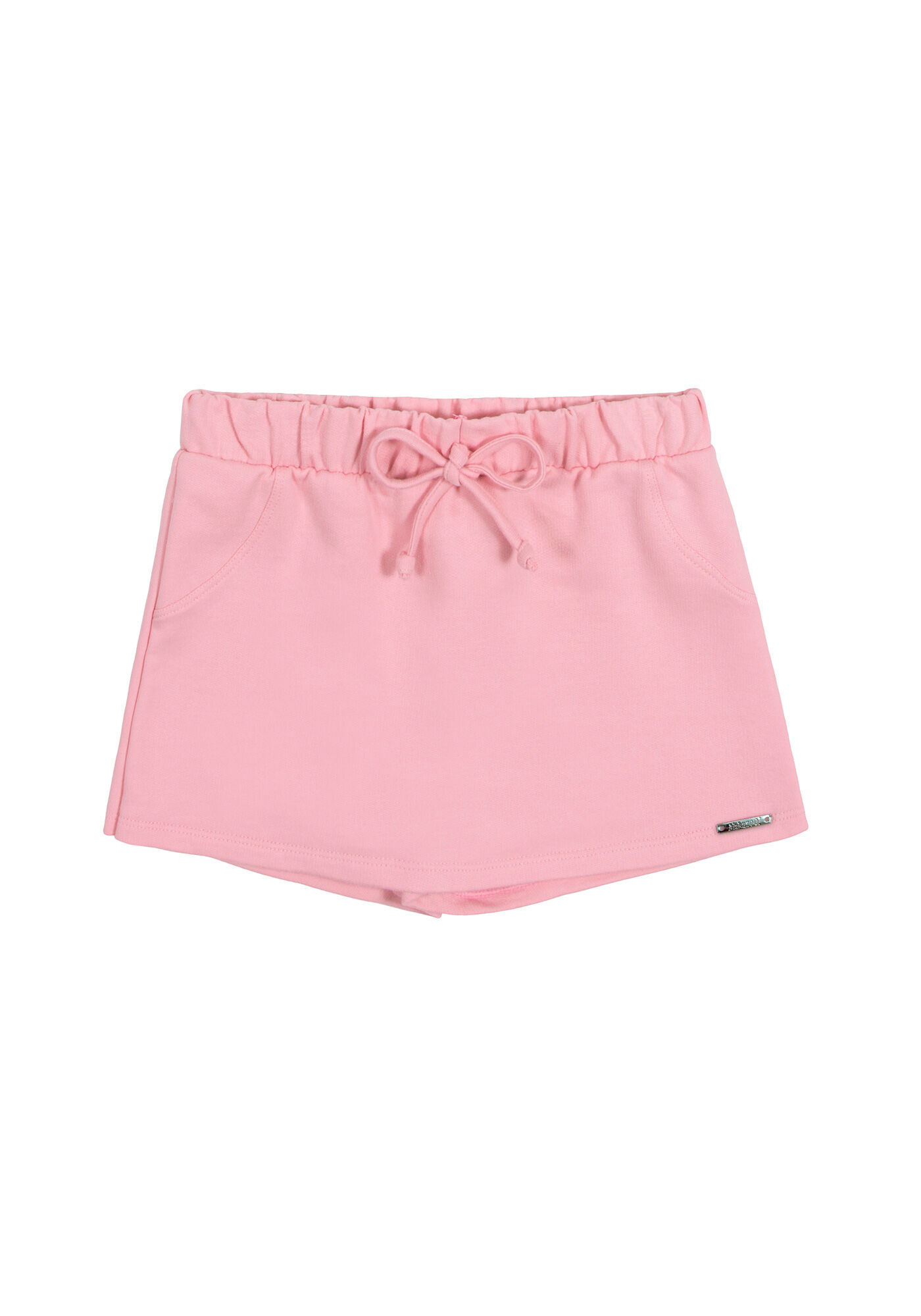 Shorts Saia Infantil Menina em Moletom B sico Alakazoo