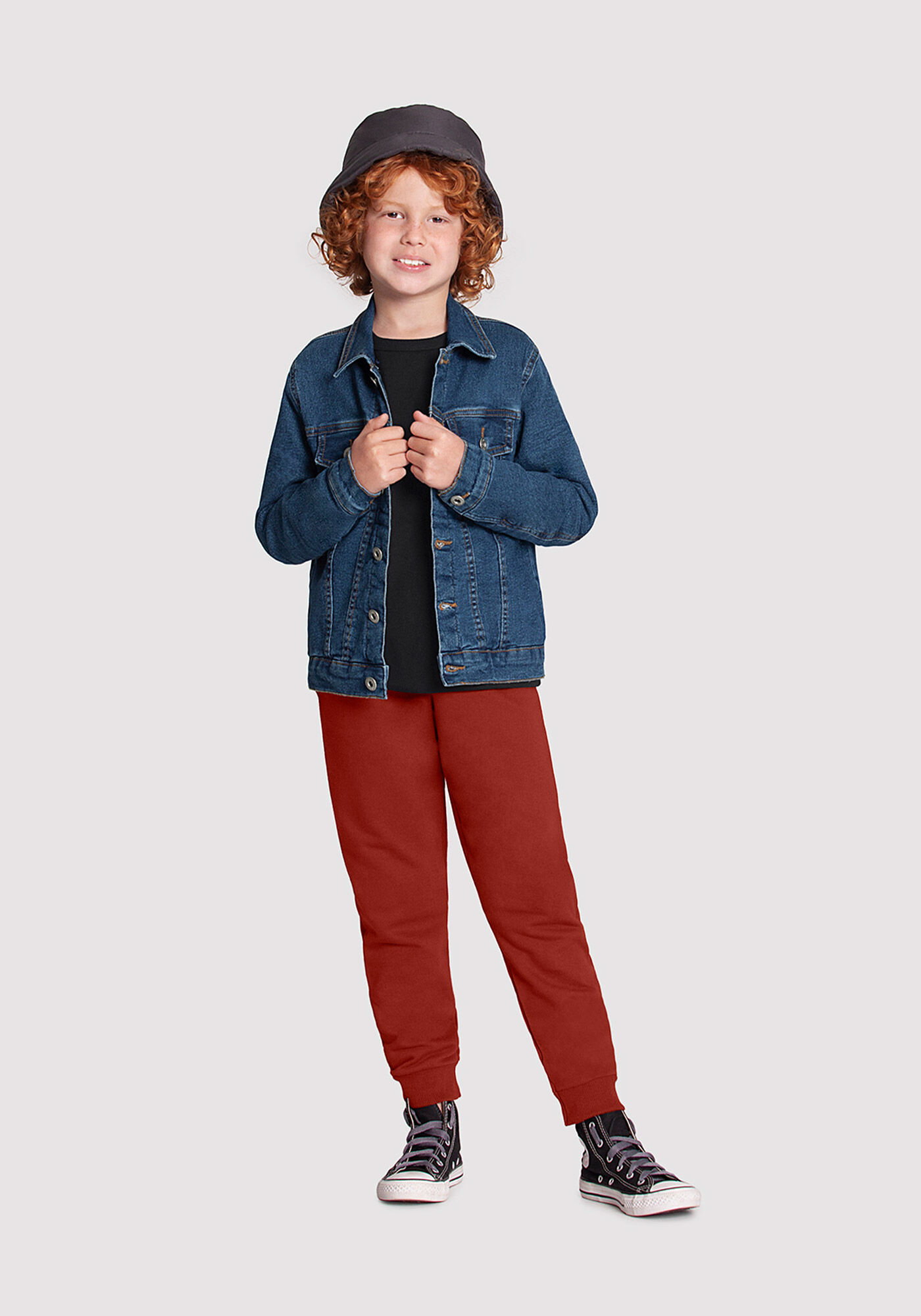Jaqueta jeans menino top