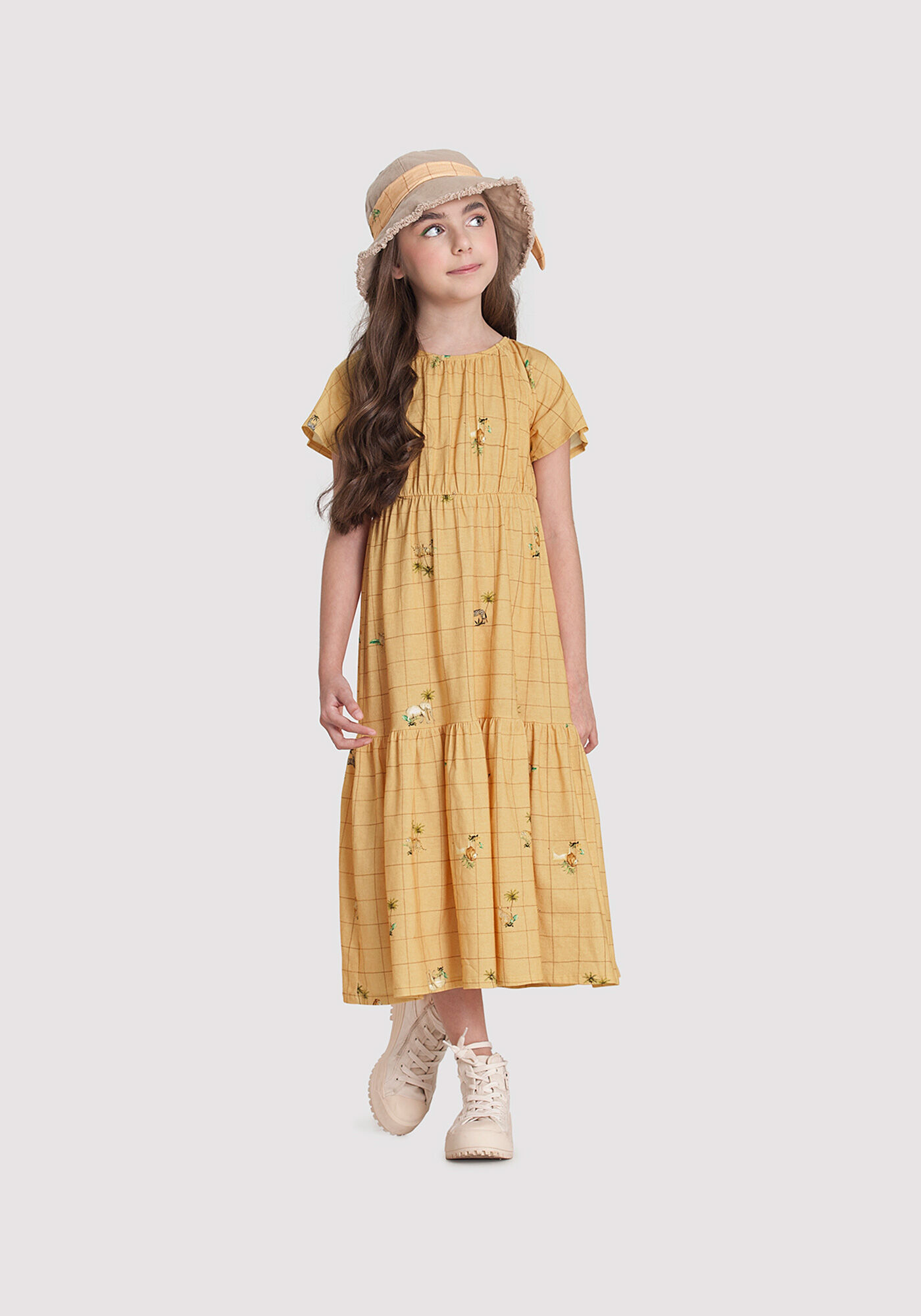 Vestido midi infantil sales