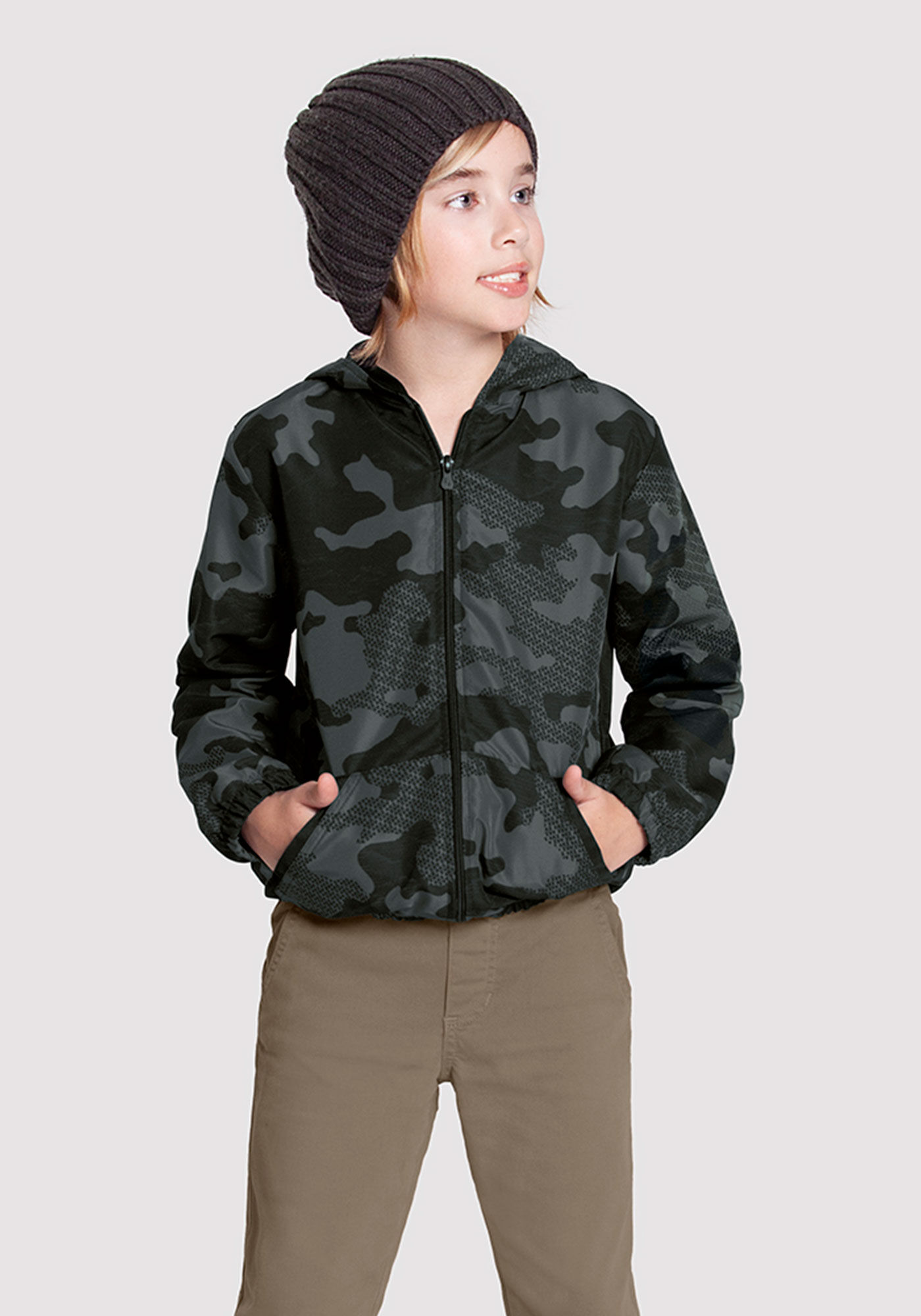 Jaqueta clearance infantil camuflada