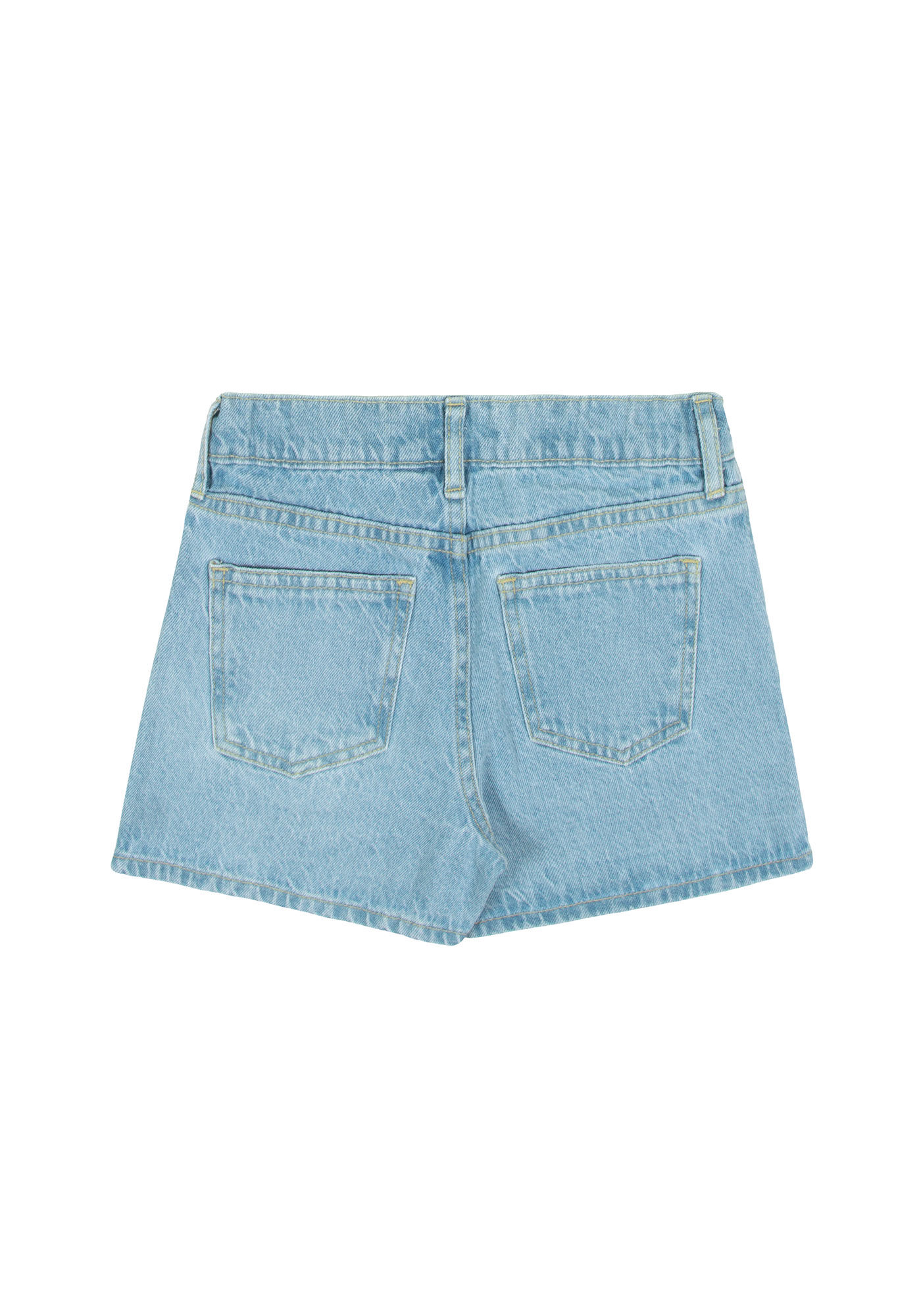 Saia jeans curta infantil top