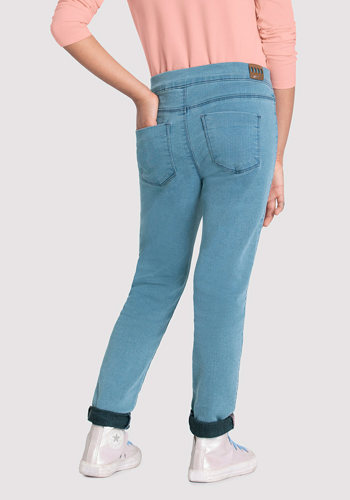 Cal a Jeans Skinny Infantil Menina Estique se Alakazoo