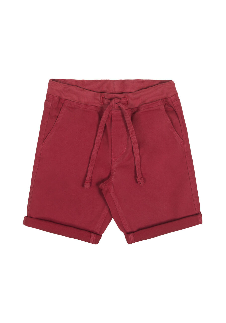Bermuda Jogging Infantil Menino Em Sarja Com Elastano, VERMELHO SKETCH. Bermuda Jogging Infantil Menino Em Sarja Com Elastano, VERMELHO SKETCH, large.