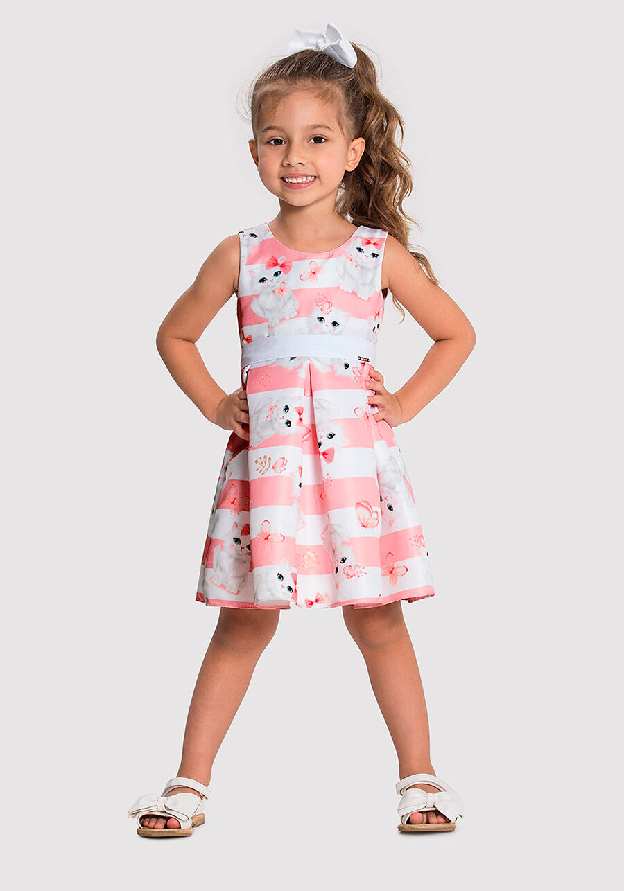 Vestido 2025 evase infantil
