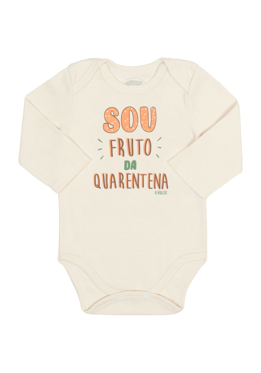 Body Manga Longa em Malha Estampado, FRUTO. Body Manga Longa em Malha Estampado, FRUTO, large.