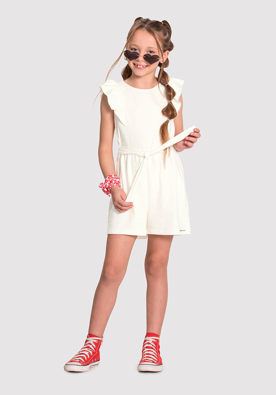 Macaquinho shop branco infantil