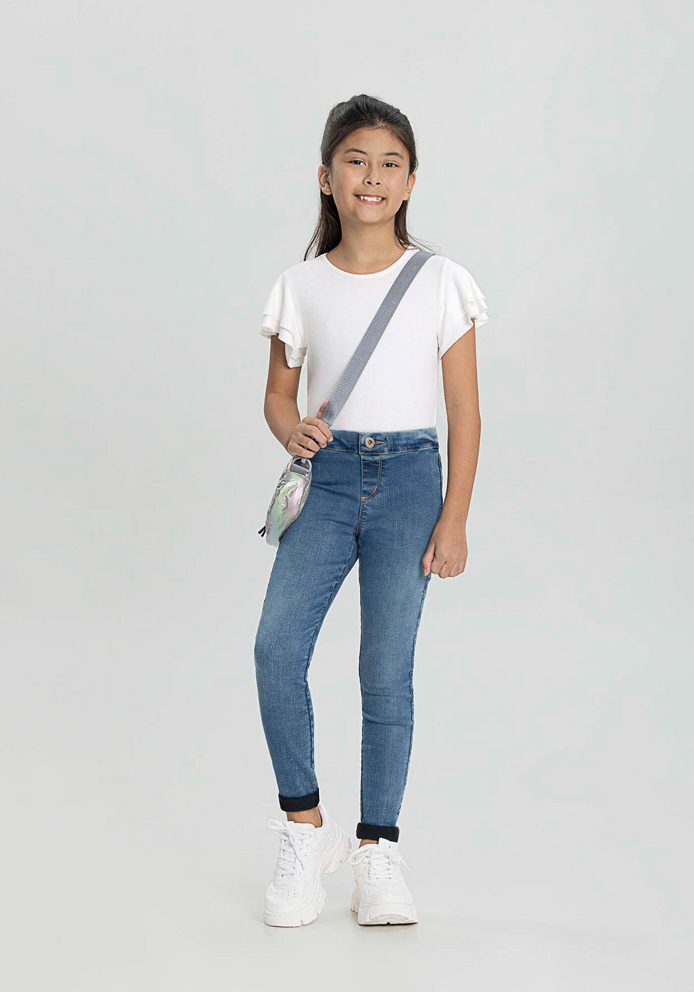 Calça jeans sales de menina