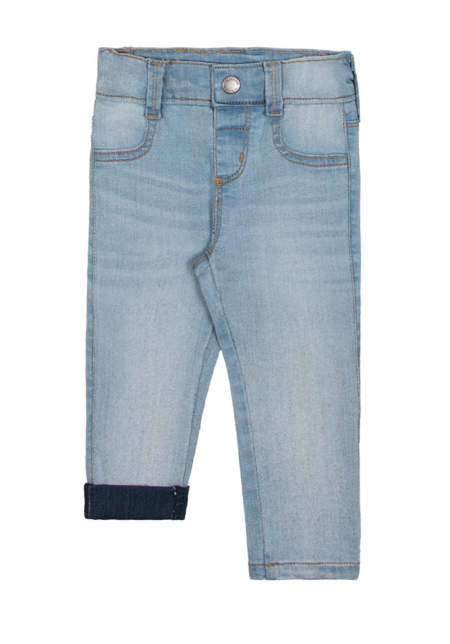 Calça Jeans Skinny com Elastano, JEANS, large.