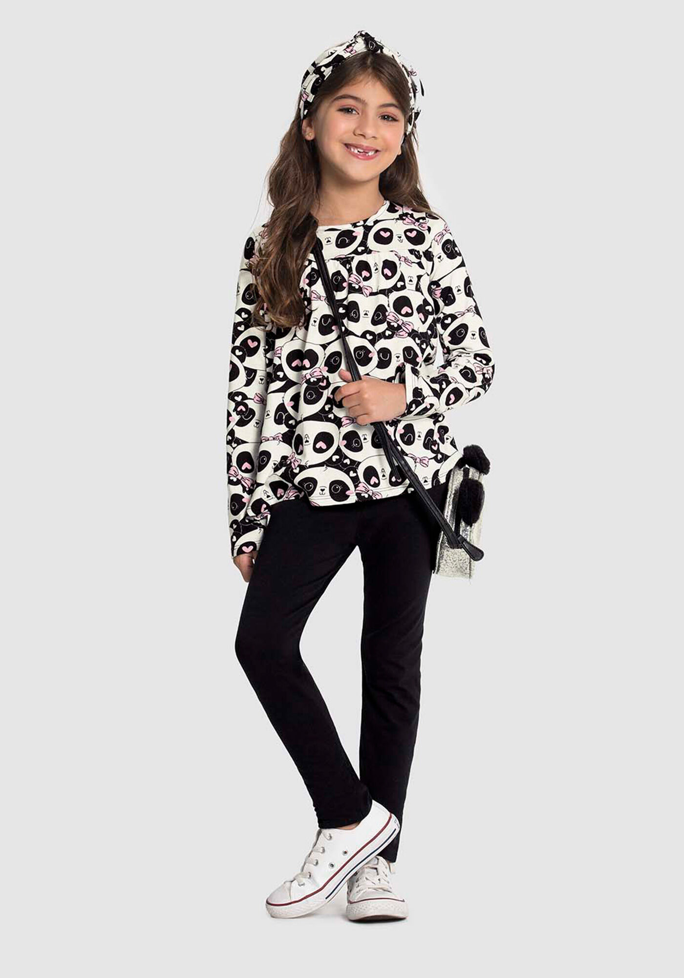 Legging com blusa sale