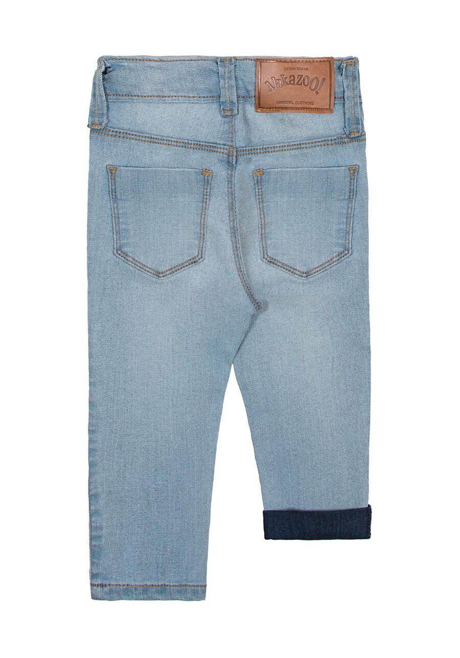 Calça Jeans Skinny com Elastano, JEANS, large.
