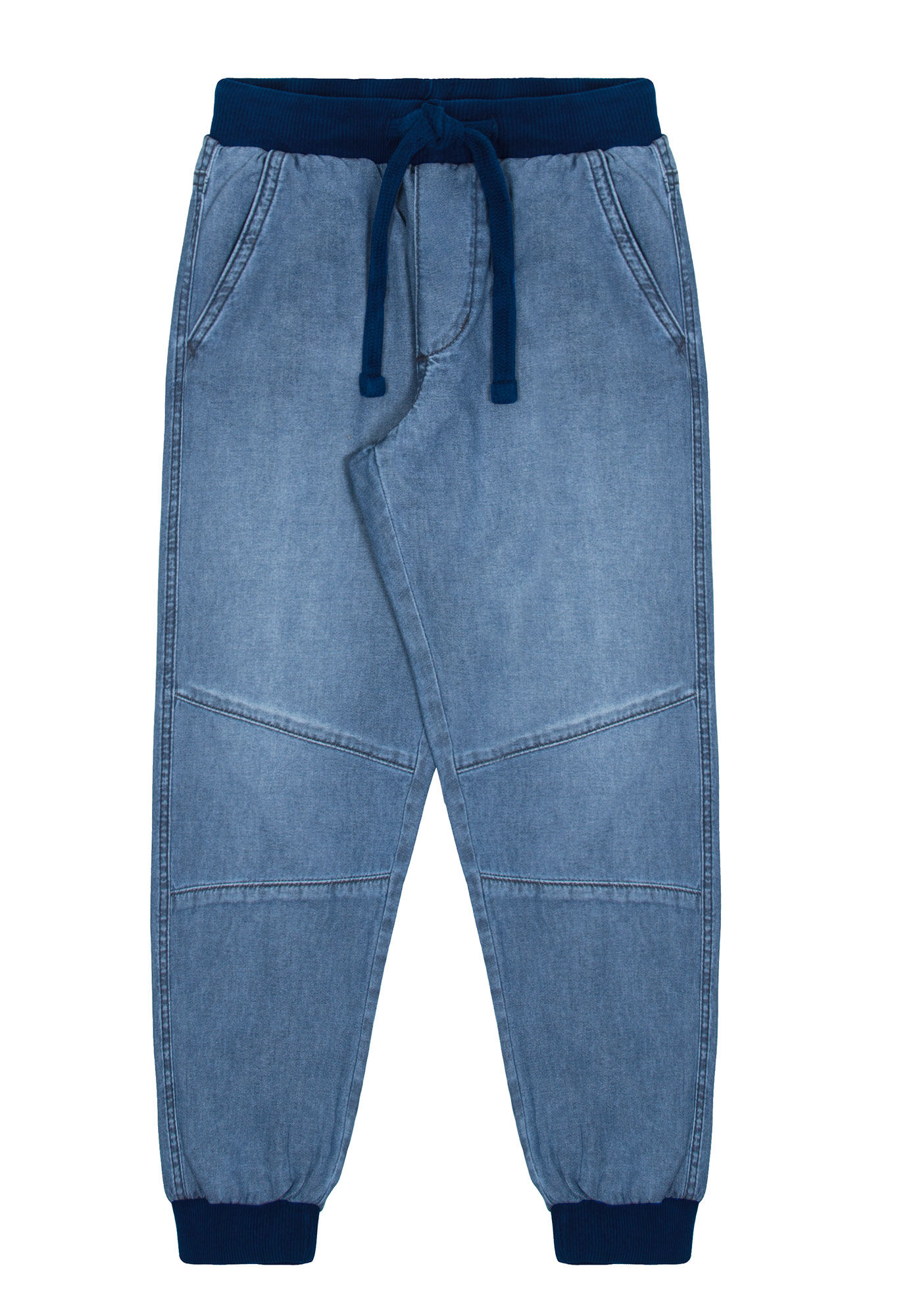 Calça jeans sales com ribana masculina