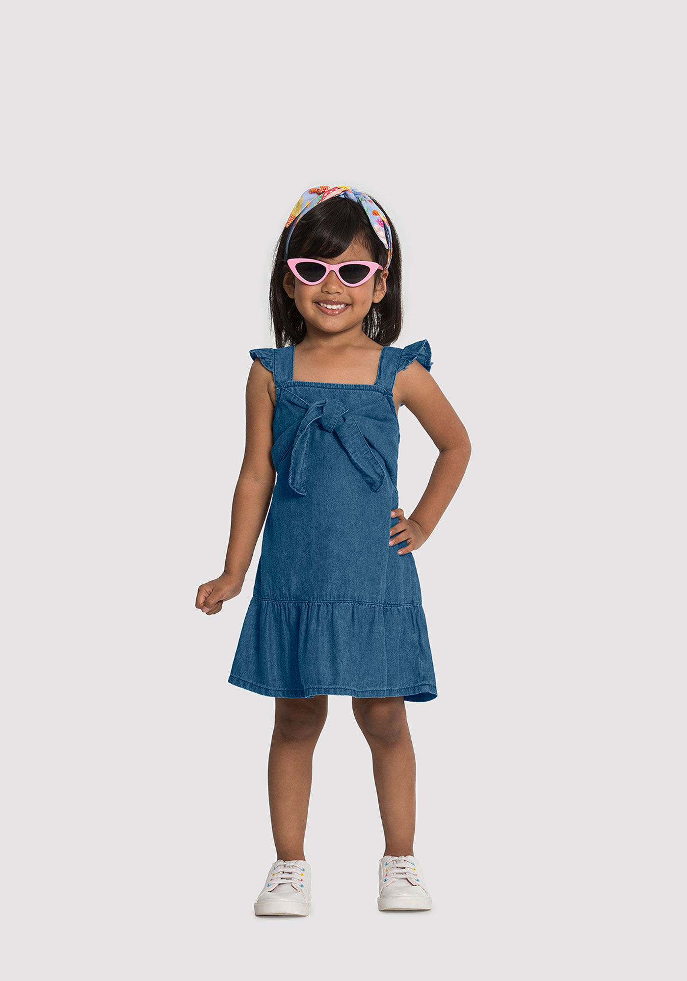 Vestidos jeans infantil hotsell 2017