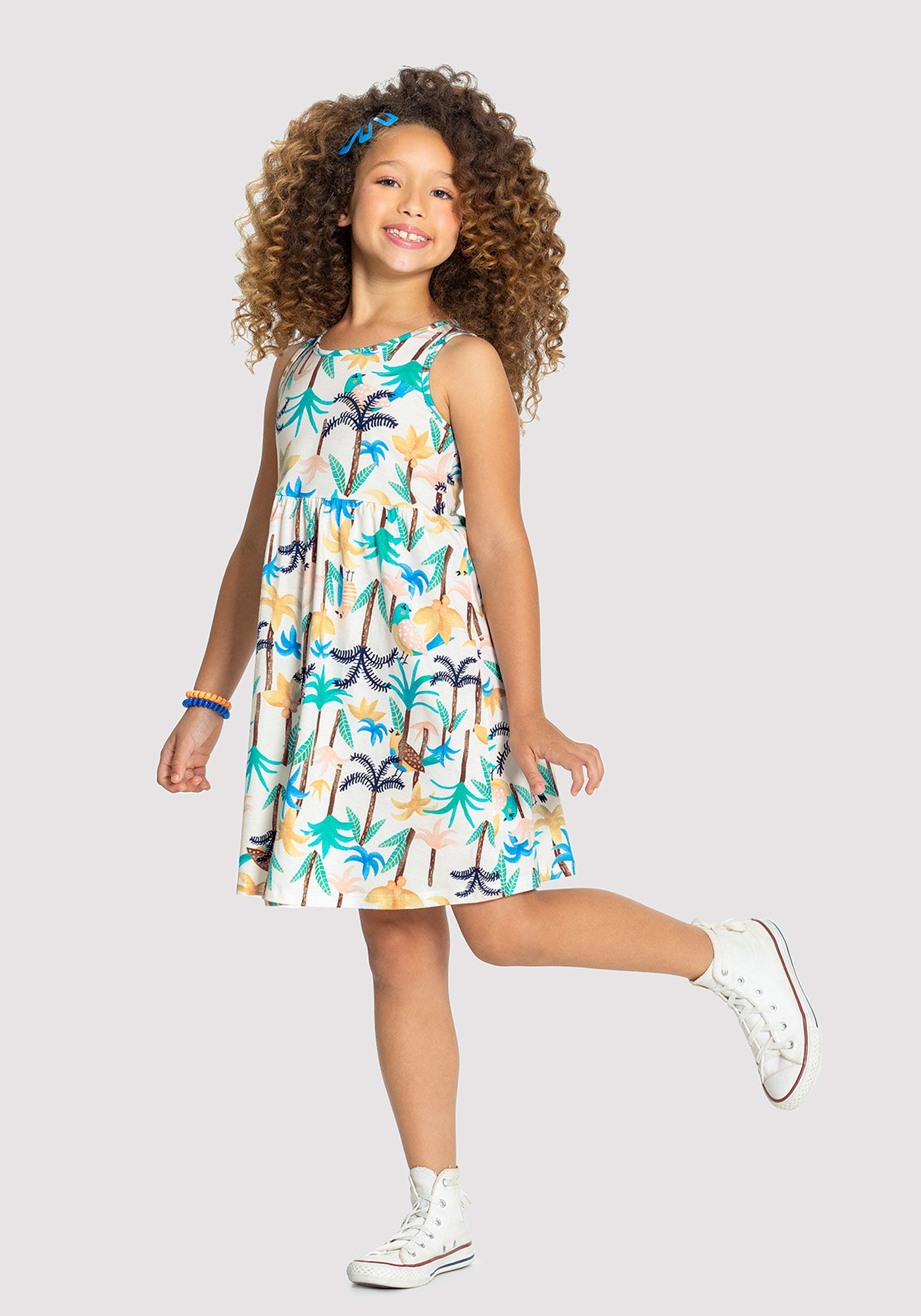Vestidos estampados infantil sales