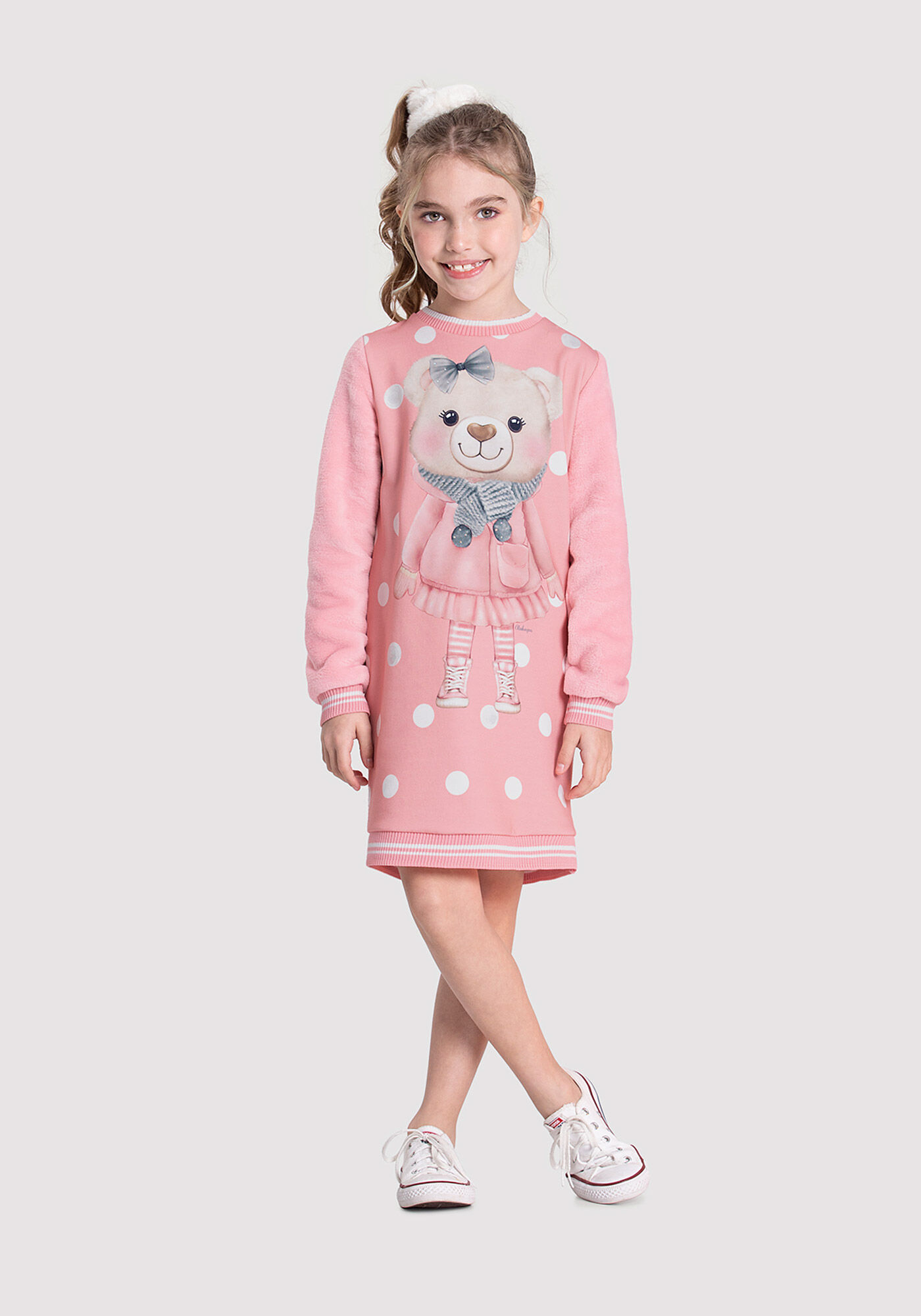 Vestidos infantil outlet manga longa