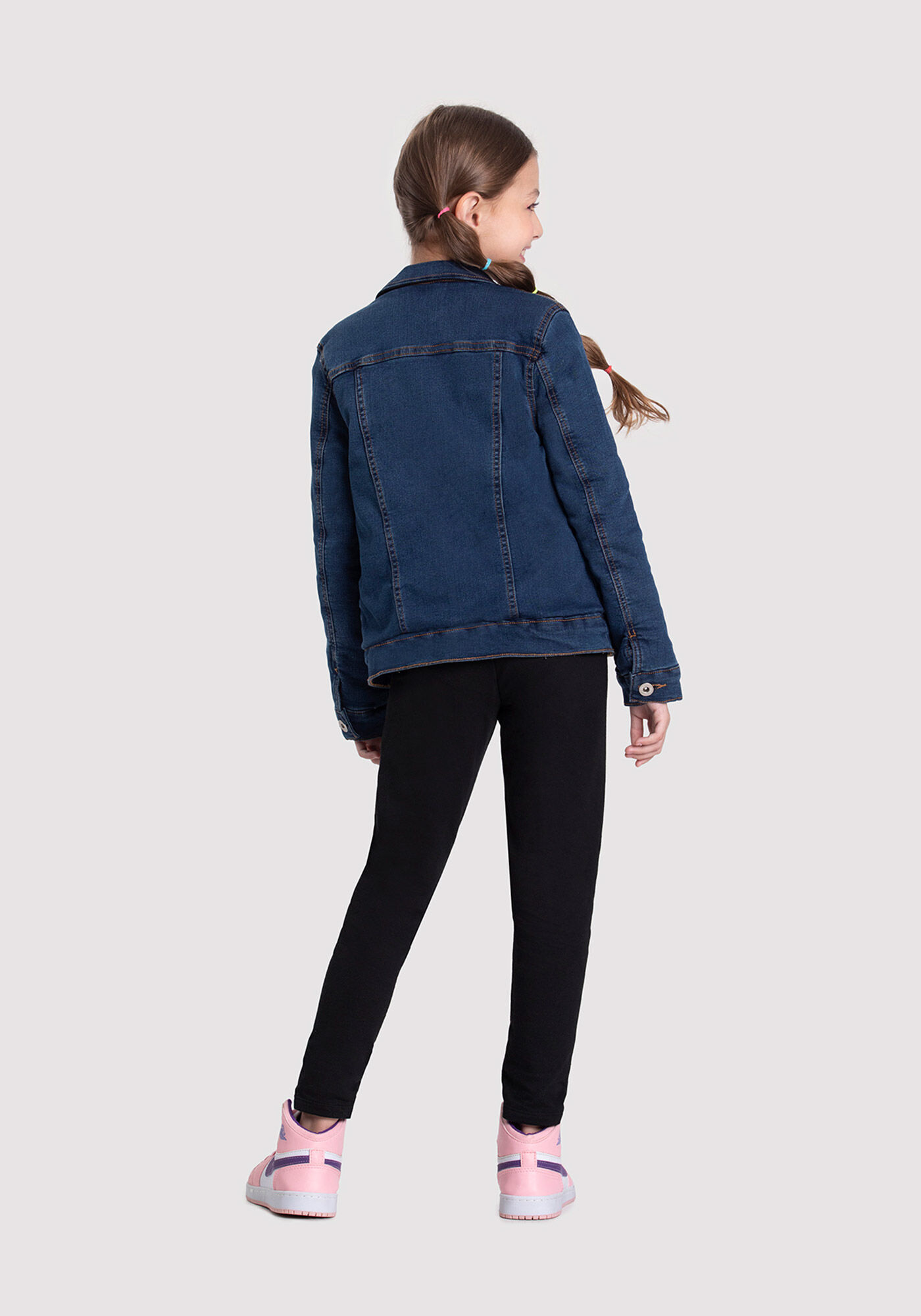 Jaqueta jeans com forro de pelo sales