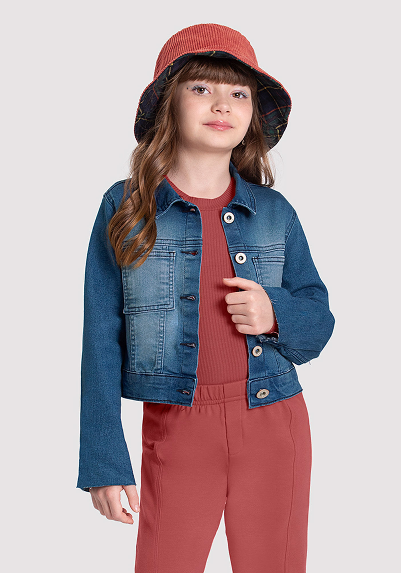 Jaqueta discount jeans menina