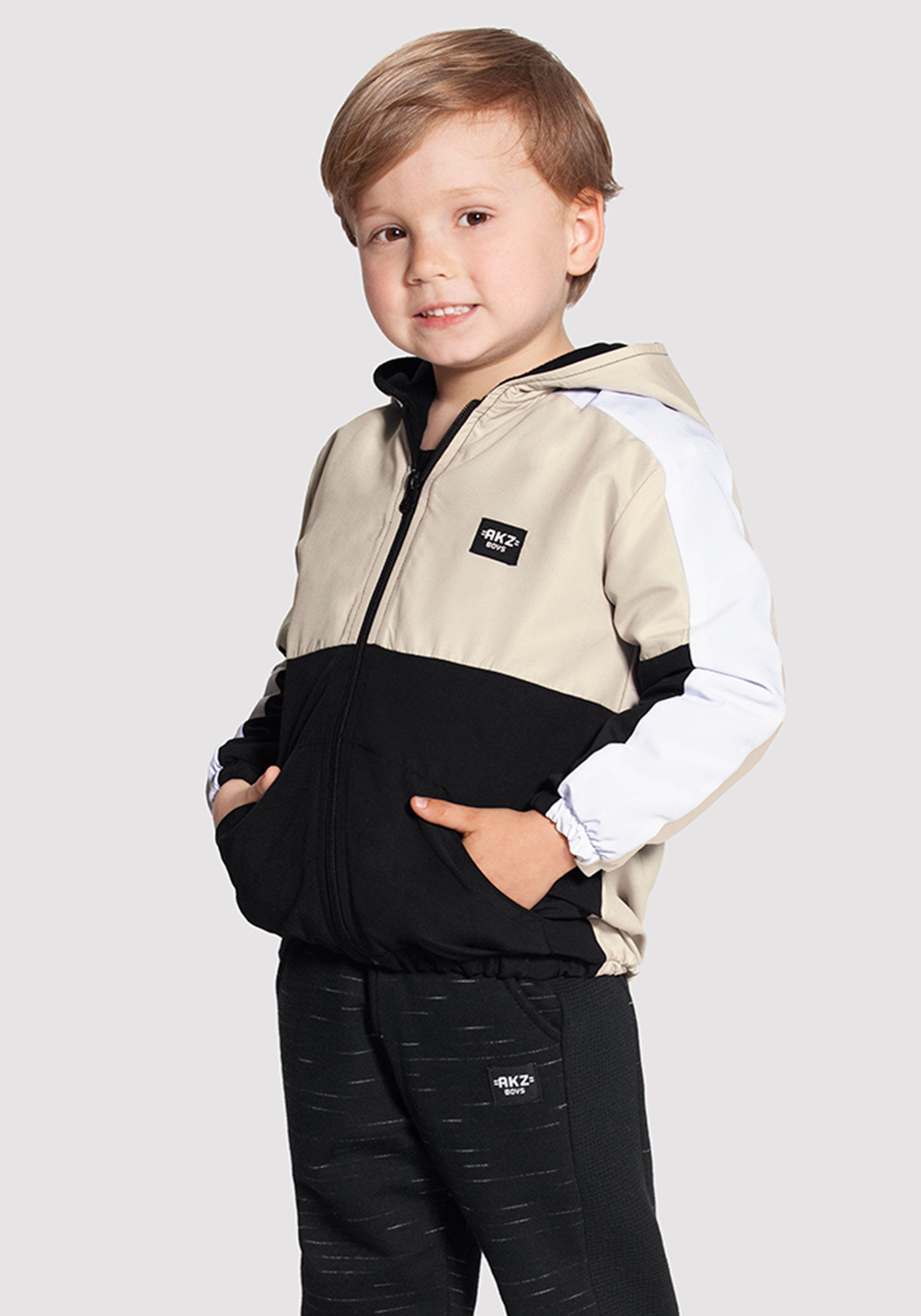 Jaqueta com capuz infantil hotsell
