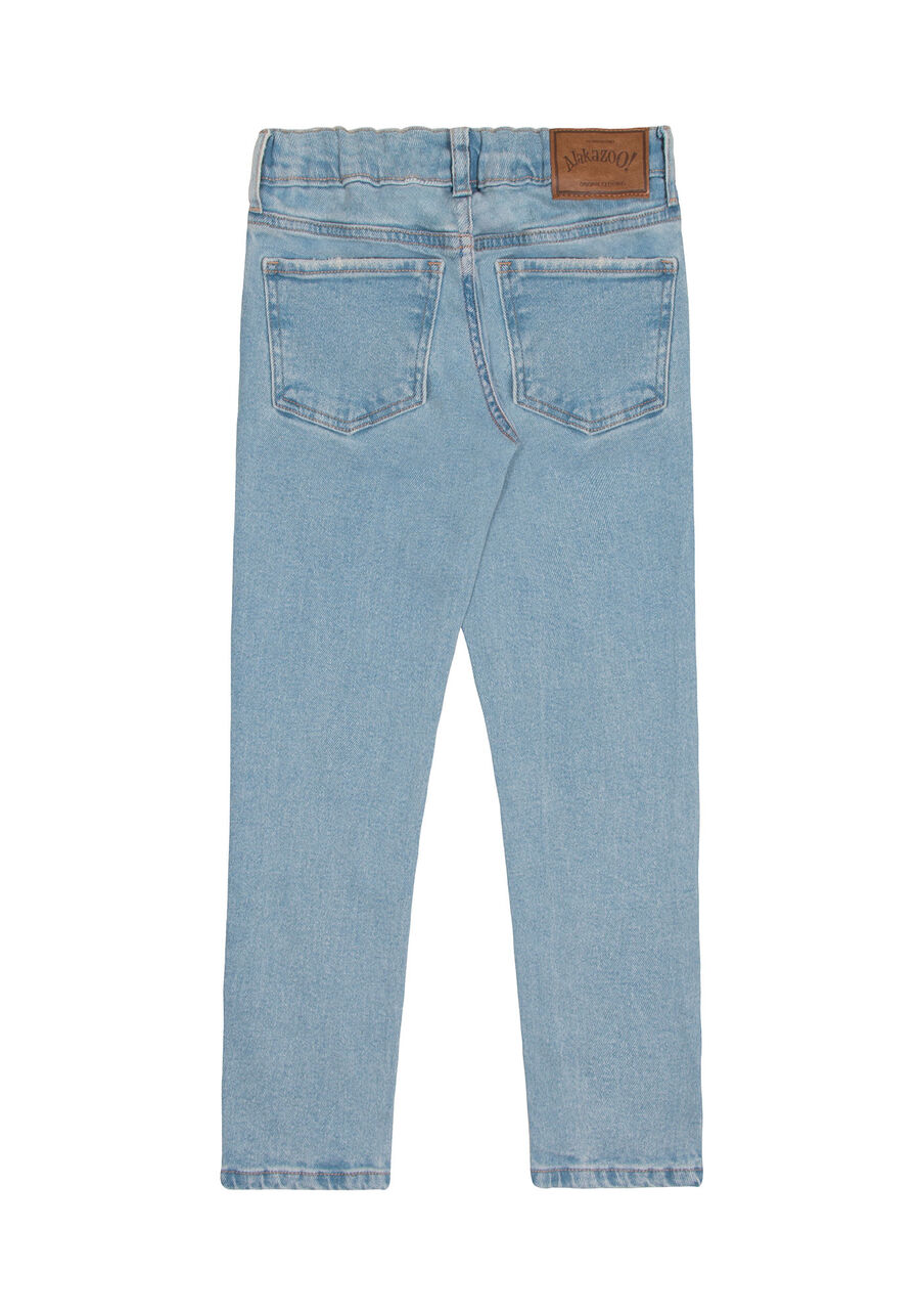 Calça Jeans Infantil Skinny com Cintura Ajustável, JEANS, large.