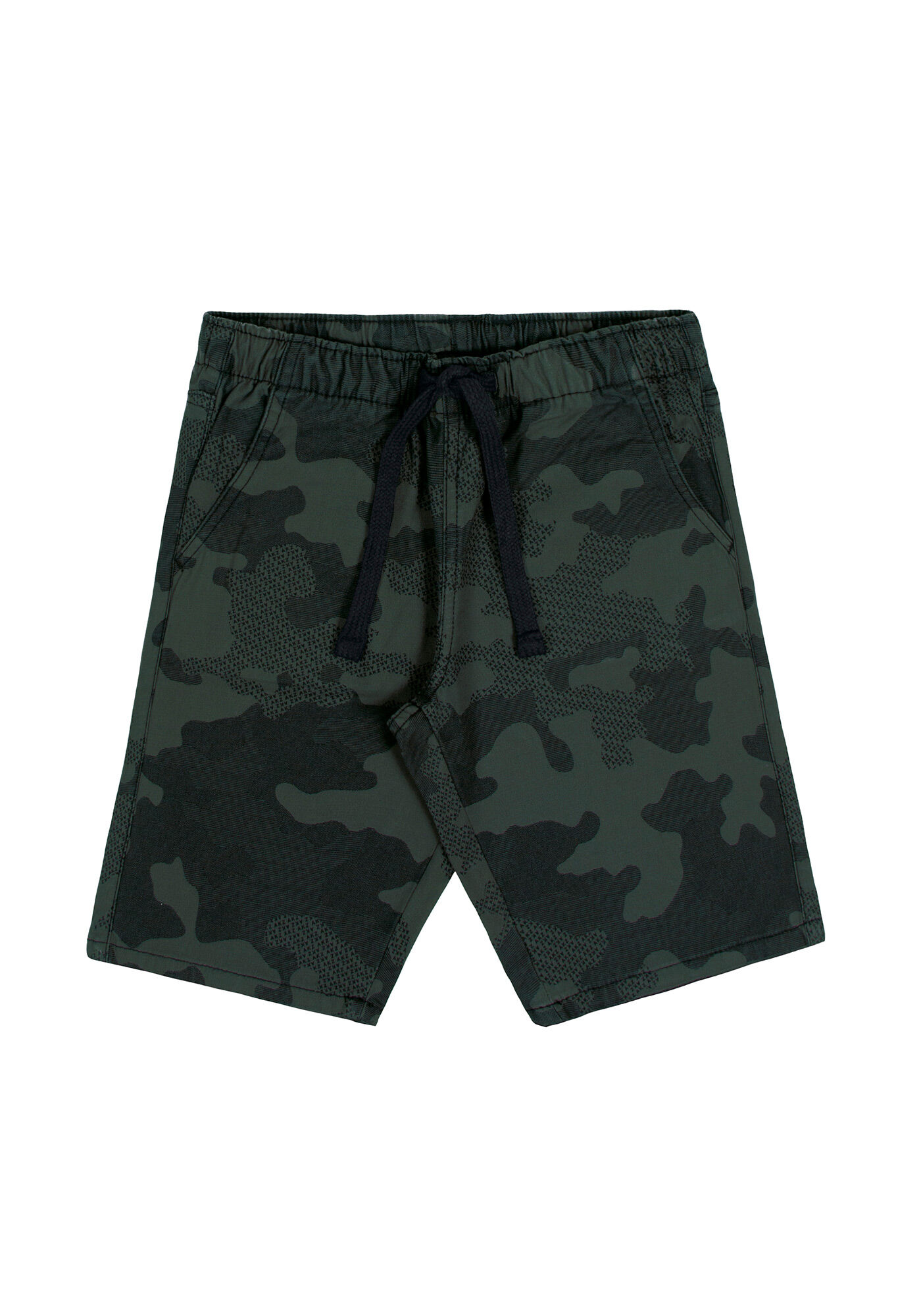 Bermuda Sarja Infantil Menino Camuflada Alakazoo