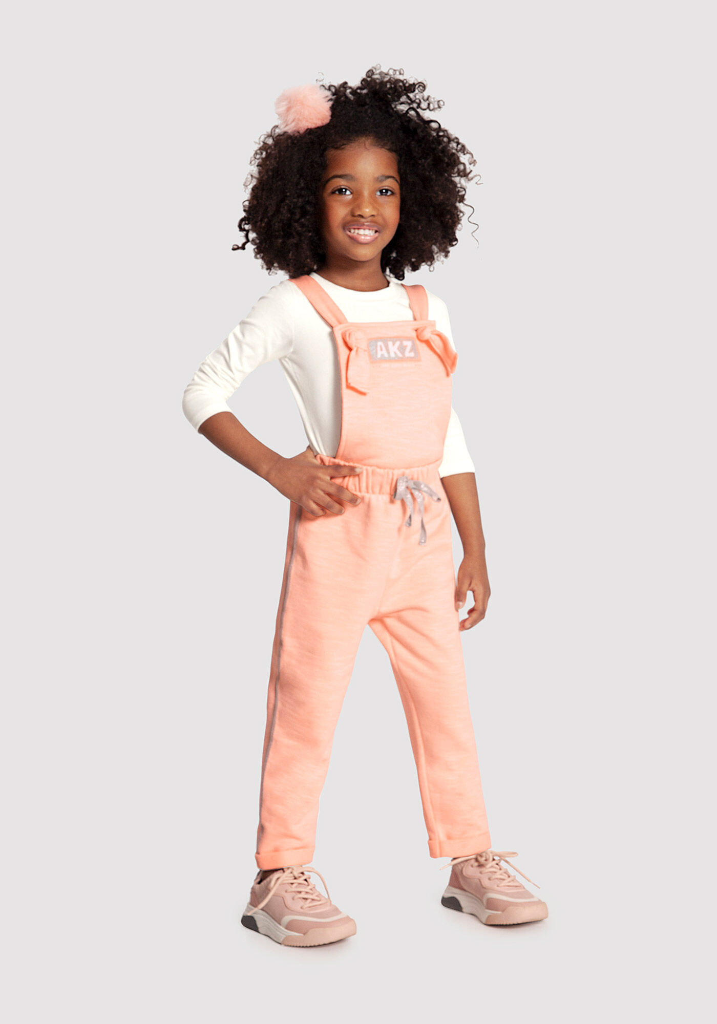 Macacão jeans 2025 longo infantil
