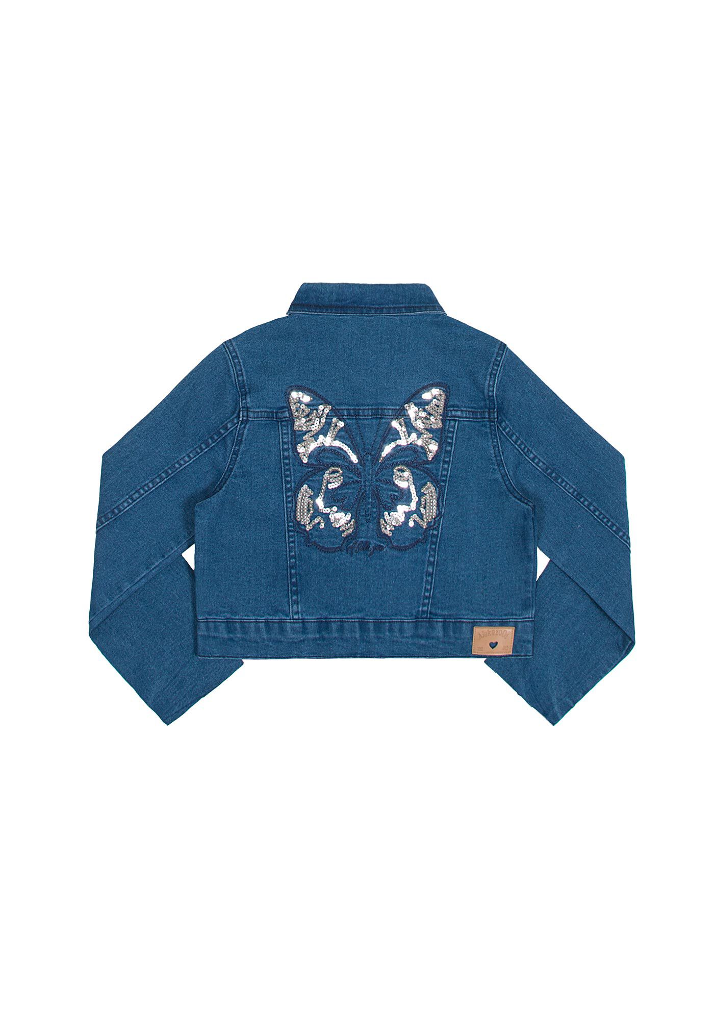 Jaquetinha jeans infantil hot sale