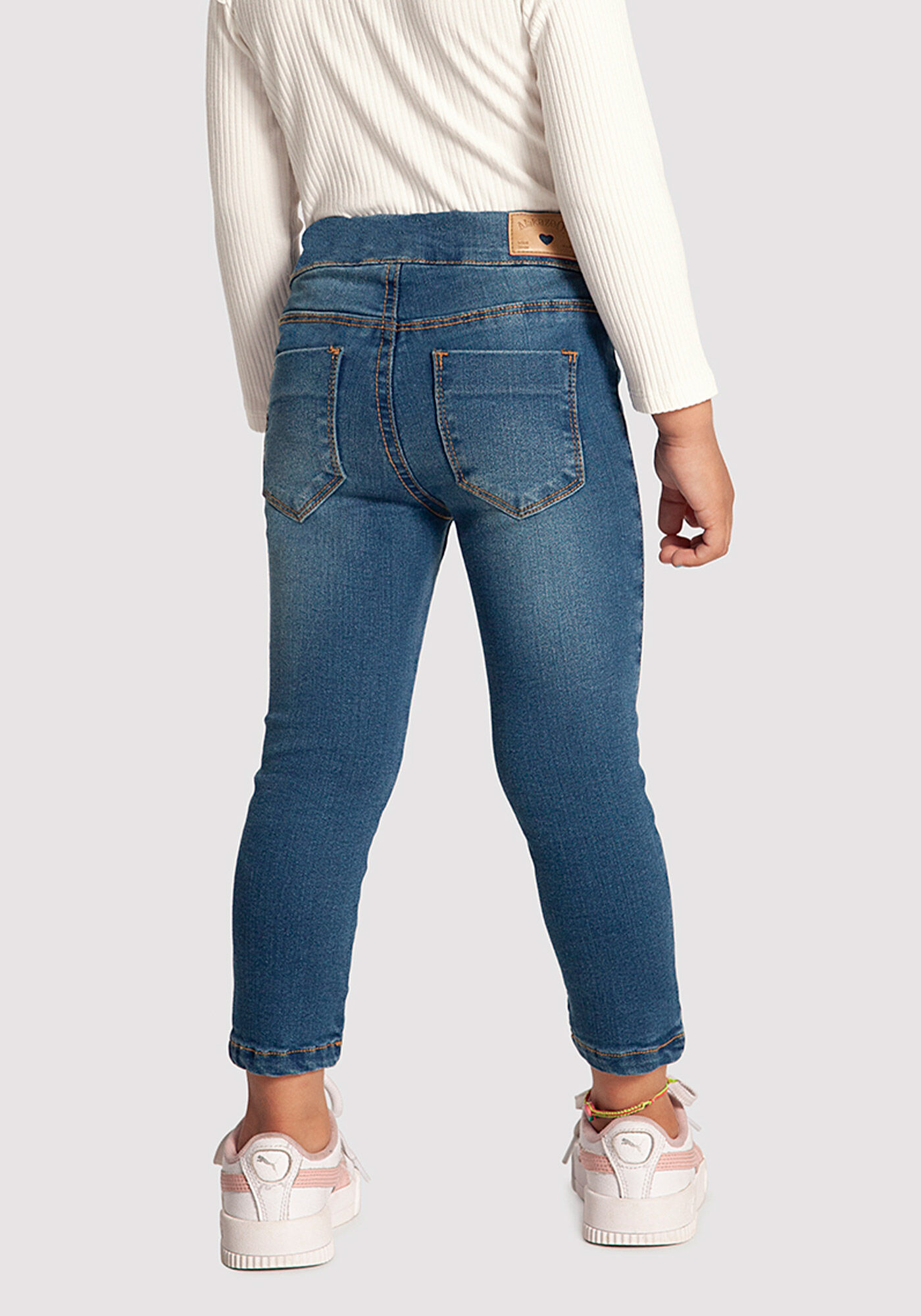 Calça jeans best sale infantil feminina c&a