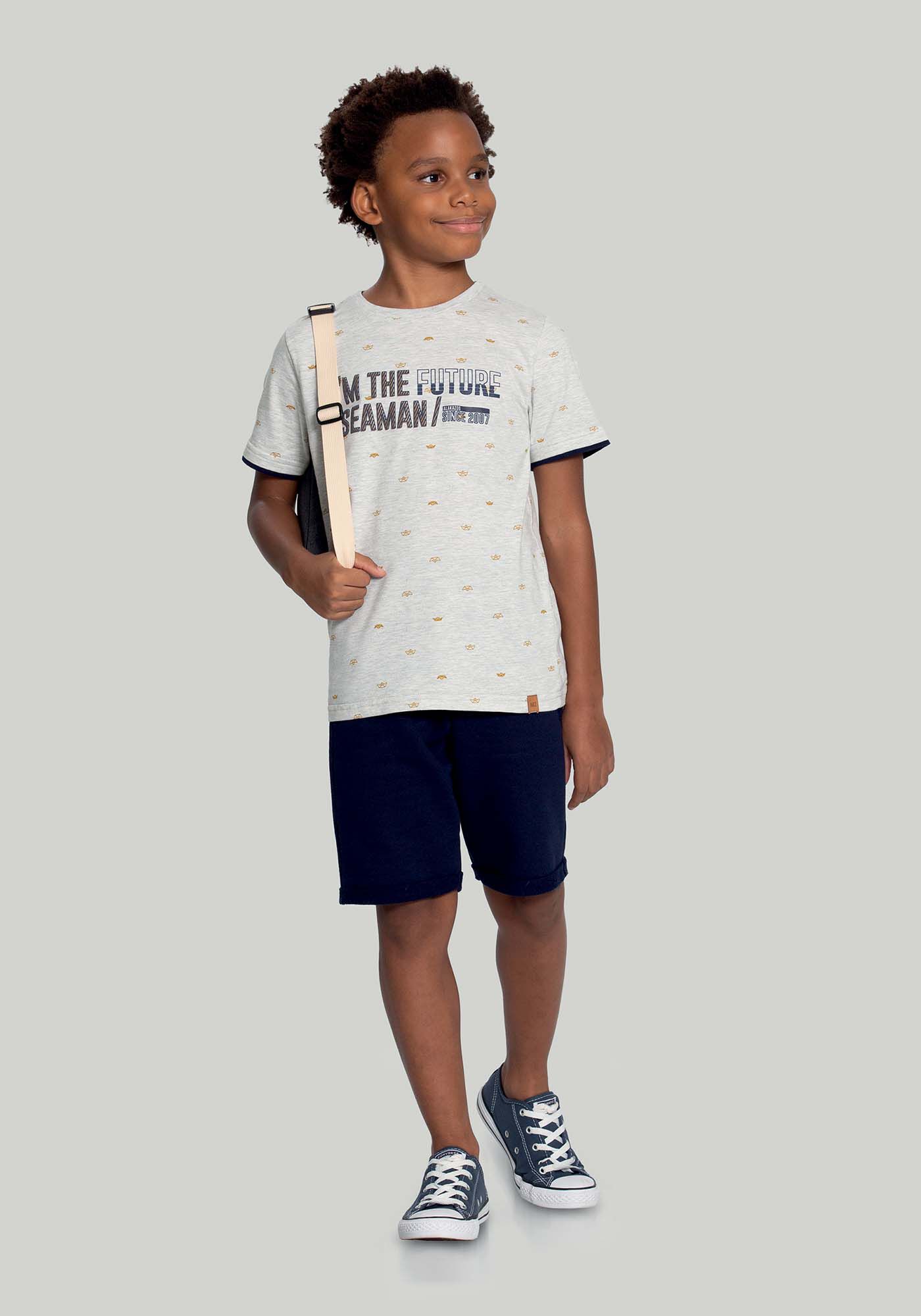 Bermuda moletom menino 2025