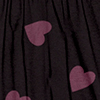 Vestido De Manga Longa Evasê Infantil Em Meia Malha Penteada, LOVE MARROM, swatch.