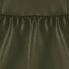 Vestido De Manga Longa Infantil Com Babados Em Tecido Veludo, VERDE HEIR, swatch.