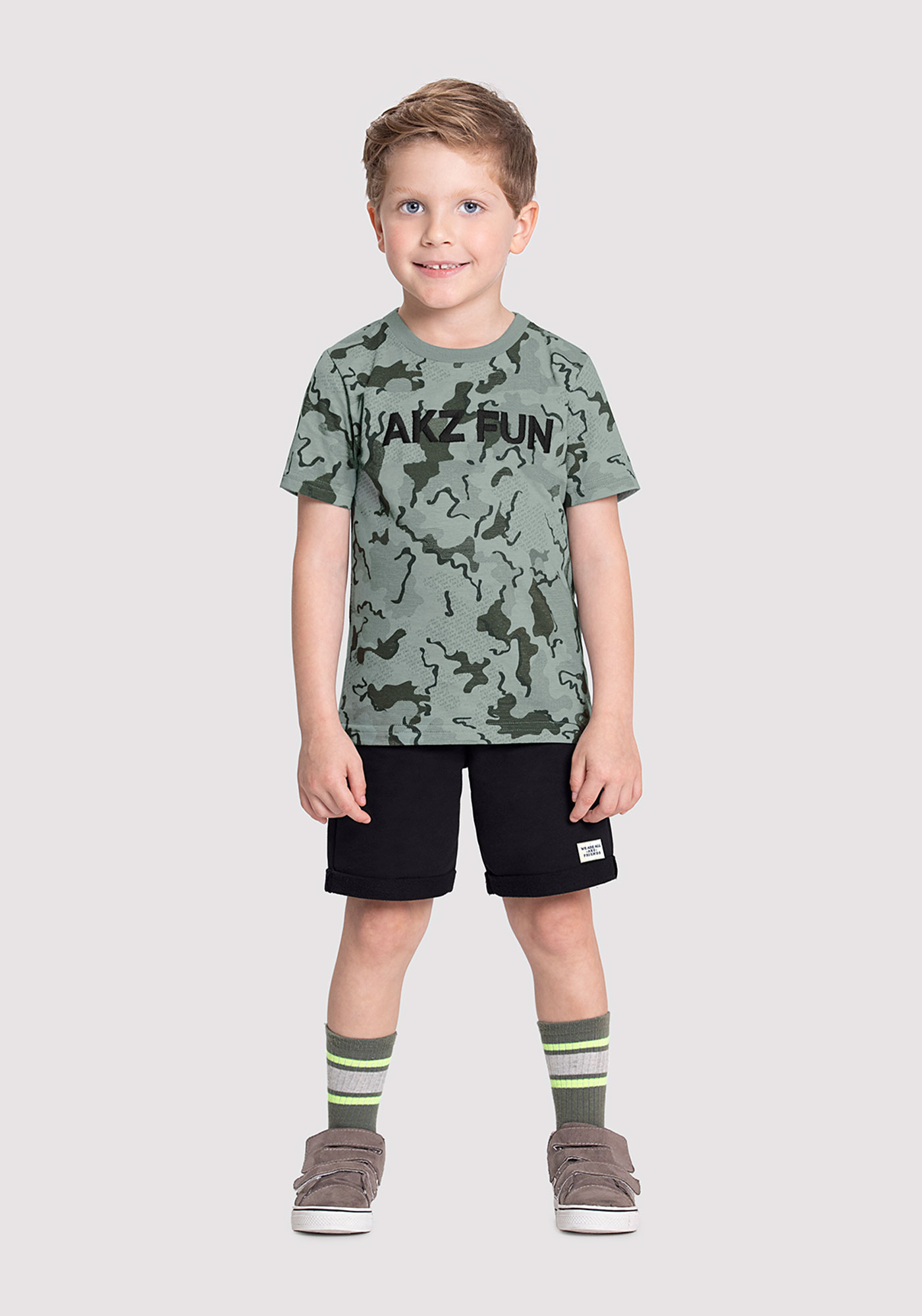 Zanjkr Roupas para meninos adolescentes camiseta de manga curta tops  estampa de camuflagem shorts roupas cavalheiro conjuntos de colete infantil  para meninos (verde, 12-18 meses)