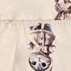 Vestido Estampado De Manga Longa Infantil Em Moletinho Soft, GATINHA BEGE, swatch.