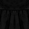 Vestido Curto De Mangas Longas Infantil Em Malha Plush, PRETO, swatch.